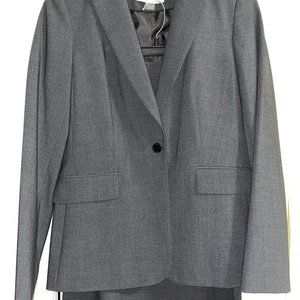 Gray Suit with Skirt and shirt